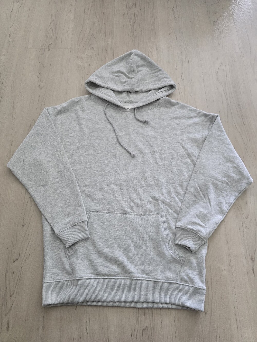 Aeropostale Gray Pullover Hoodie Sweatshirt Women's Small S Fleece Kangaroo